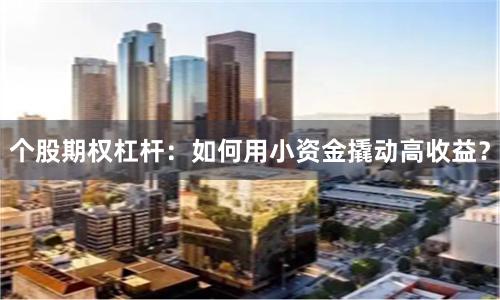 个股期权杠杆：如何用小资金撬动高收益？